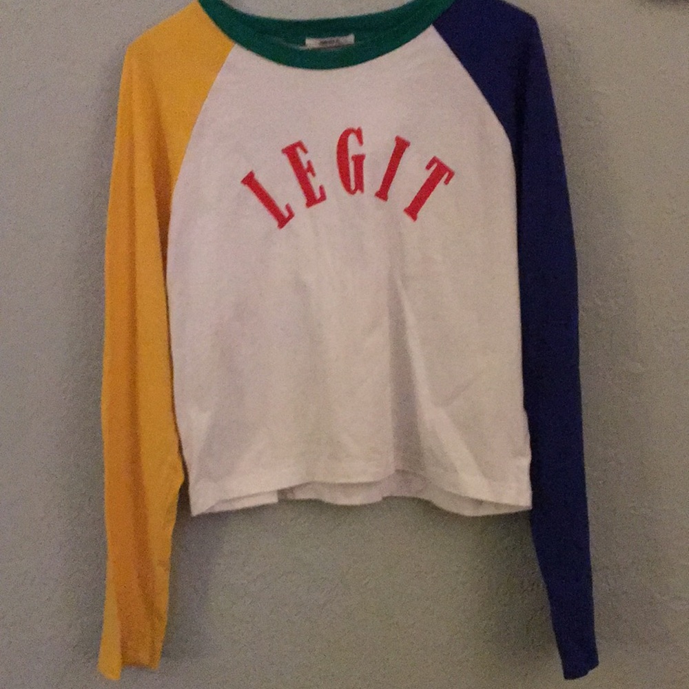 Multicolor ‘Legit’ Crop Top